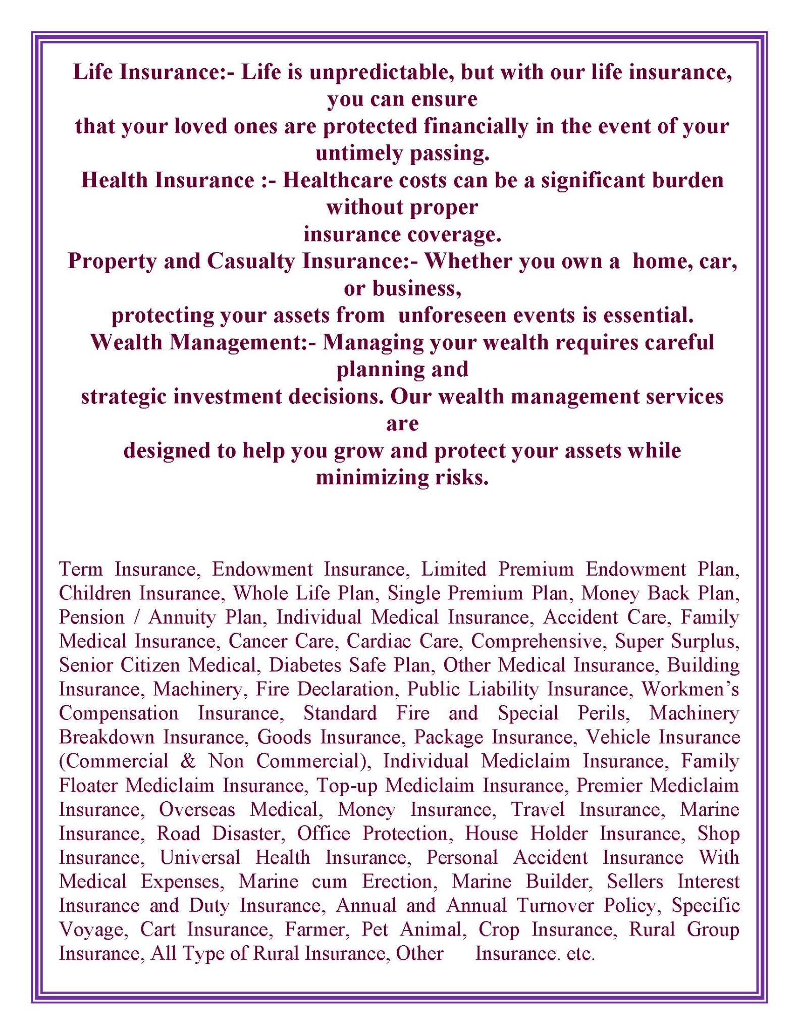 Financial Caring Info 2